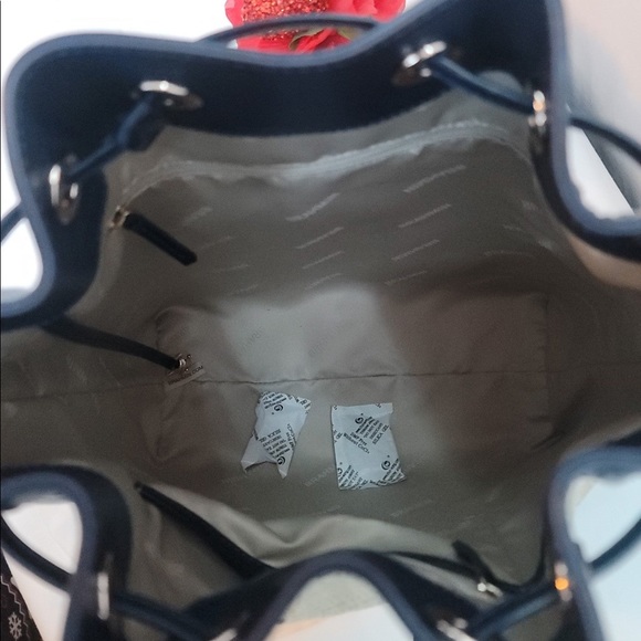 BRAHMIN
Anguilla Collection Marlowe Striped Drawstring Straw Bucket Shoulder Bag - Picture 7 of 13